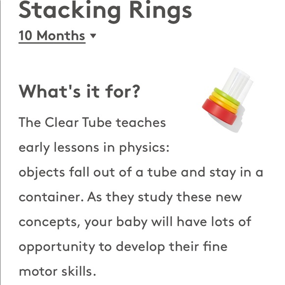 Lovevery Stacking Rings - Picture 5 of 5